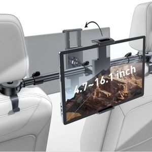 NIB TRYONE CAR HEADREST TABLET HOLDER